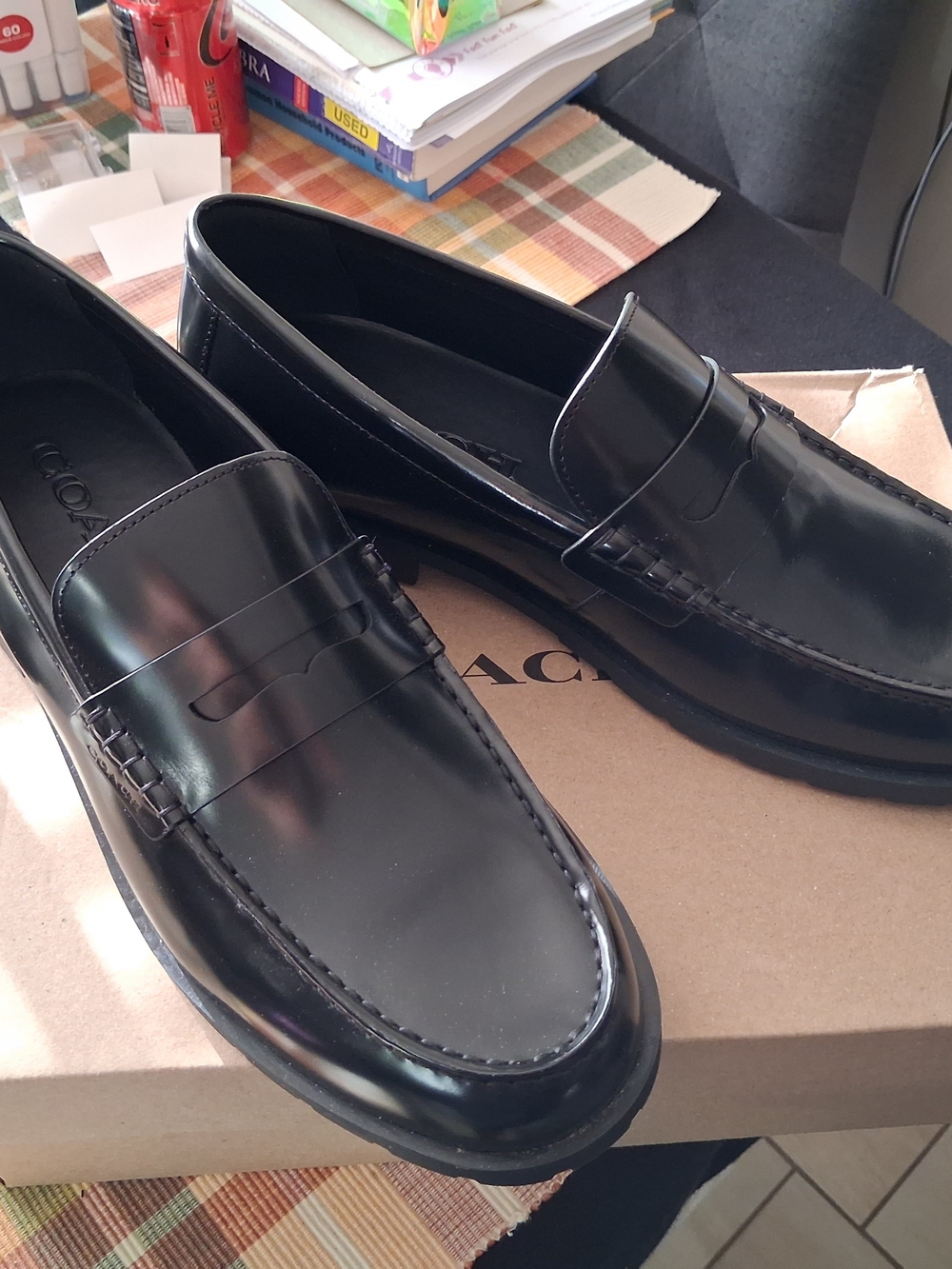 *Coach mens loafers Size 12